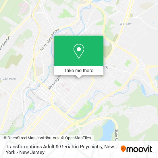Mapa de Transformations Adult & Geriatric Psychiatry