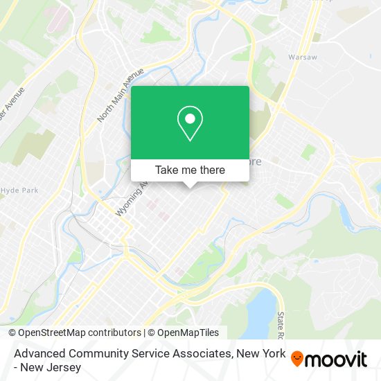 Advanced Community Service Associates map