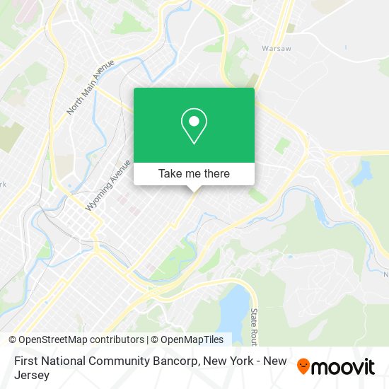 Mapa de First National Community Bancorp