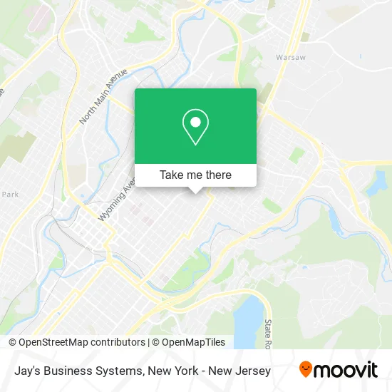 Jay's Business Systems map