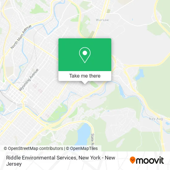 Riddle Environmental Services map