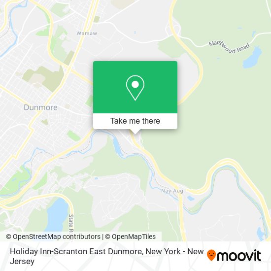 Holiday Inn-Scranton East Dunmore map