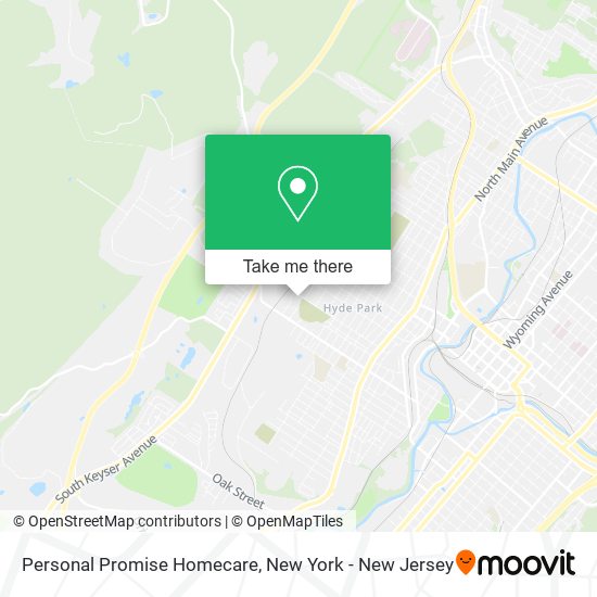 Personal Promise Homecare map