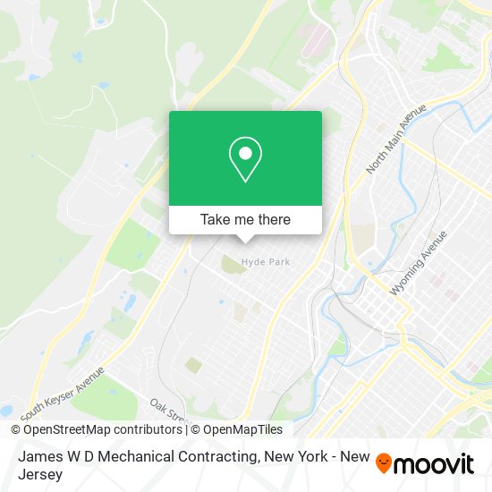 James W D Mechanical Contracting map