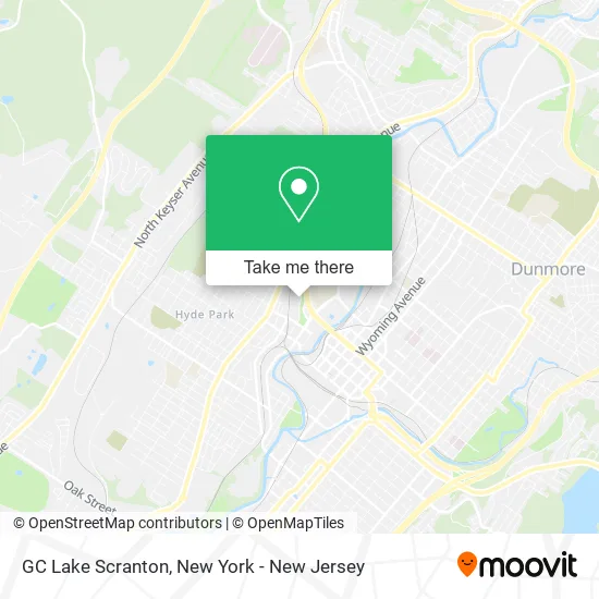 GC Lake Scranton map