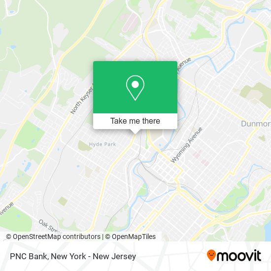 PNC Bank map