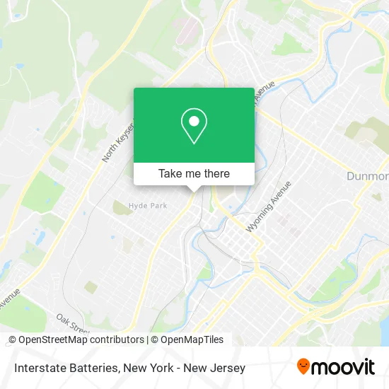 Interstate Batteries map