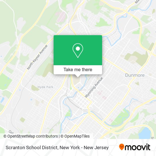 Mapa de Scranton School District