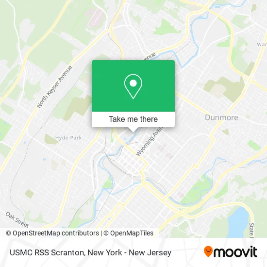 USMC RSS Scranton map
