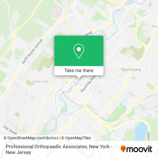 Professional Orthopaedic Associates map