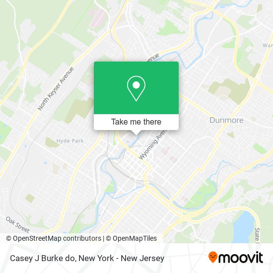 Mapa de Casey J Burke do