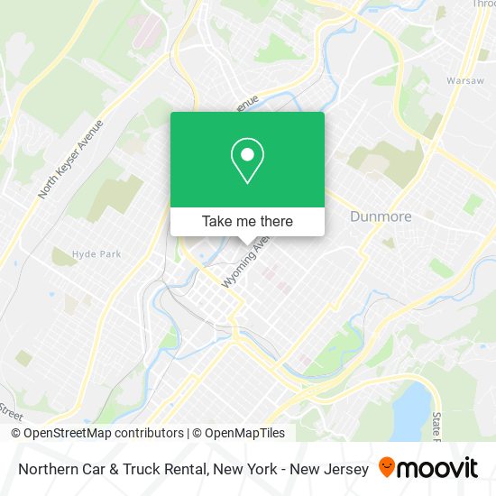 Mapa de Northern Car & Truck Rental