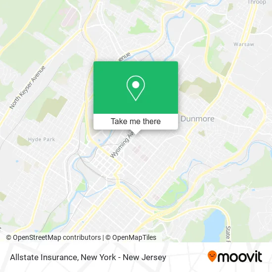 Allstate Insurance map