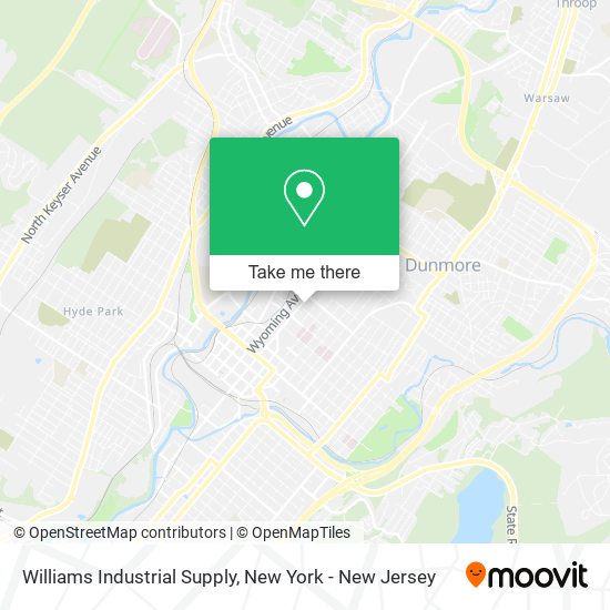 Mapa de Williams Industrial Supply