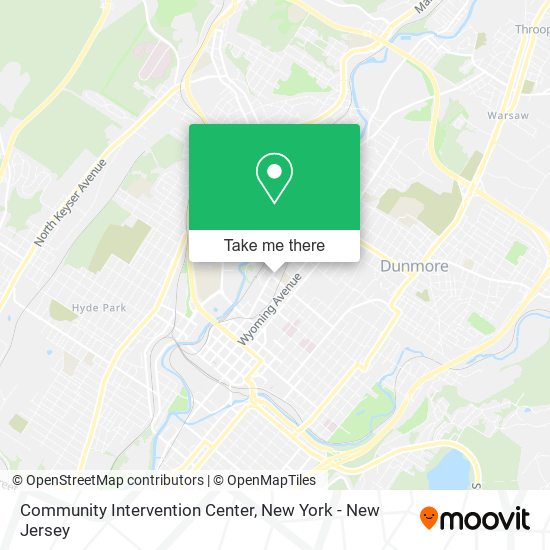Mapa de Community Intervention Center