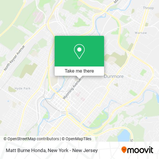 Matt Burne Honda map