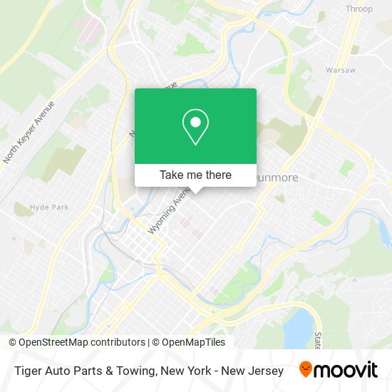 Mapa de Tiger Auto Parts & Towing