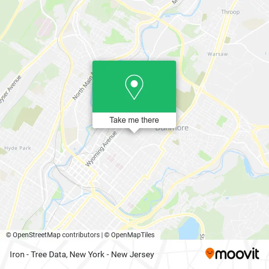 Iron - Tree Data map
