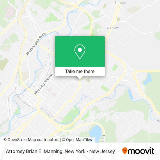 Mapa de Attorney Brian E. Manning