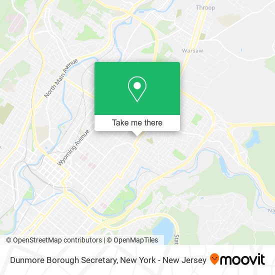 Dunmore Borough Secretary map