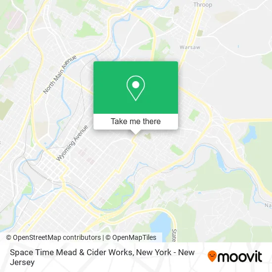 Space Time Mead & Cider Works map