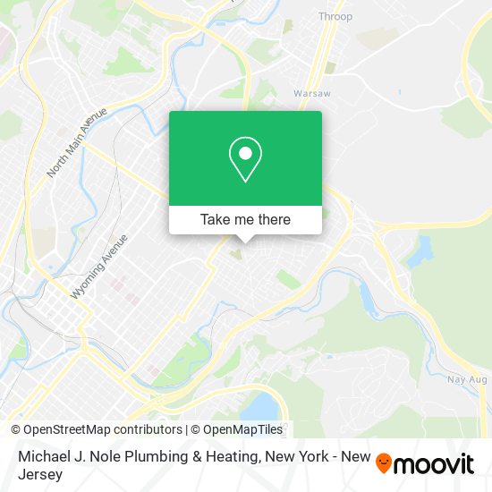 Michael J. Nole Plumbing & Heating map