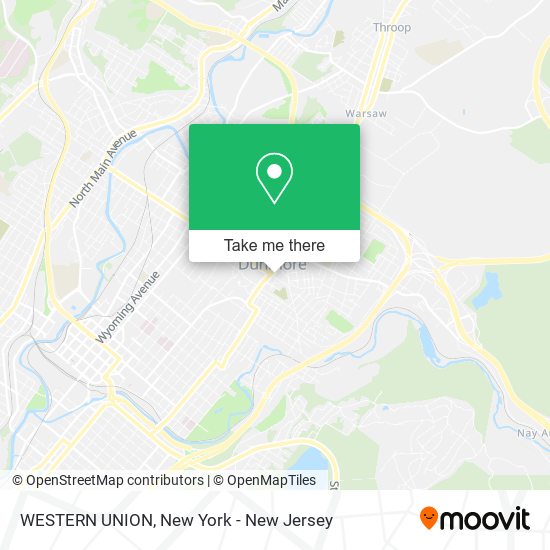 Mapa de WESTERN UNION