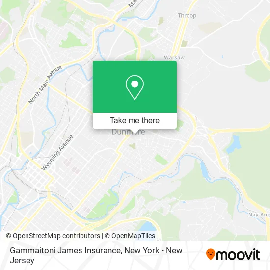 Gammaitoni James Insurance map