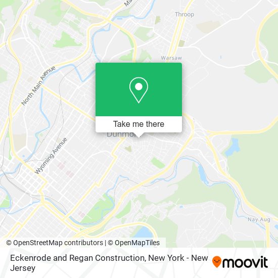 Eckenrode and Regan Construction map