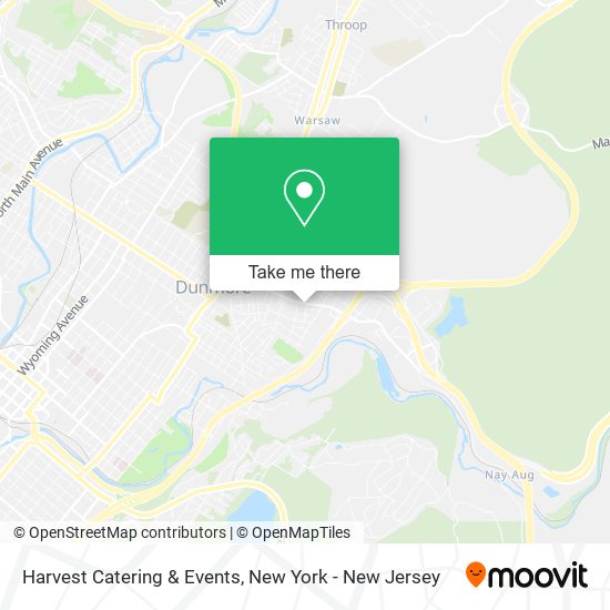 Mapa de Harvest Catering & Events
