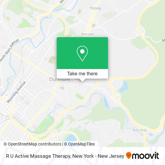 R U Active Massage Therapy map