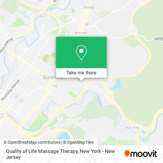 Quality of Life Massage Therapy map