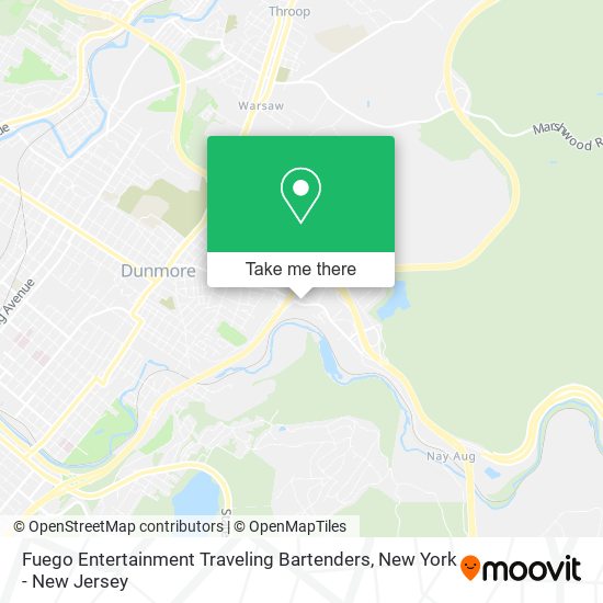 Fuego Entertainment Traveling Bartenders map