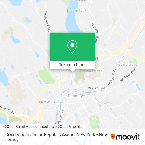 Mapa de Connecticut Junior Republic Assoc