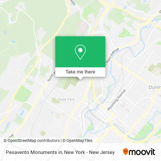 Pesavento Monuments in map