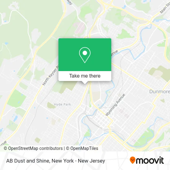 AB Dust and Shine map