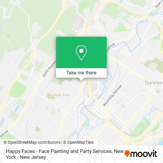 Happy Faces - Face Painting and Party Services map