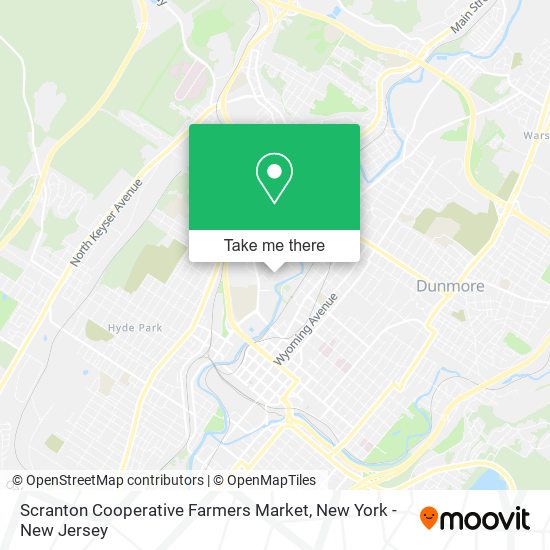 Scranton Cooperative Farmers Market map
