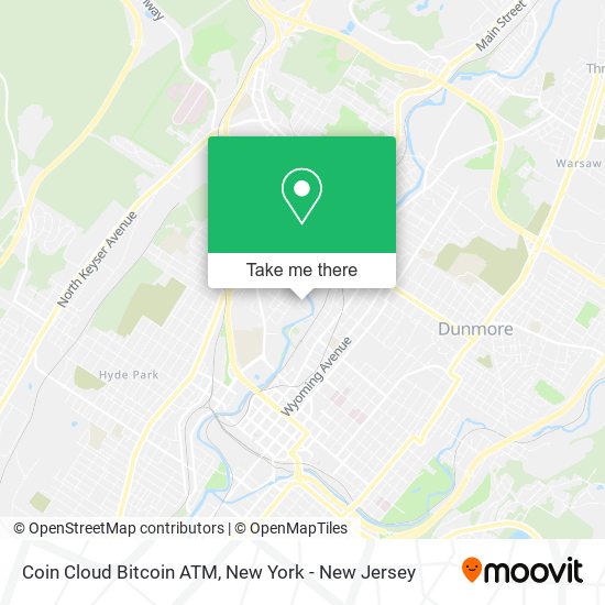 Coin Cloud Bitcoin ATM map