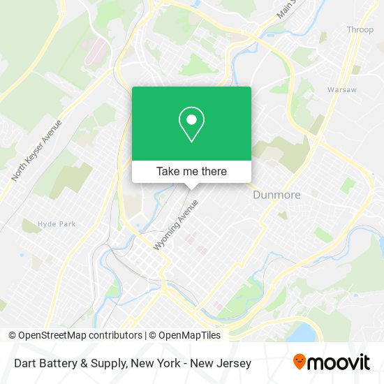Mapa de Dart Battery & Supply