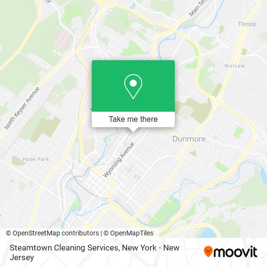 Steamtown Cleaning Services map