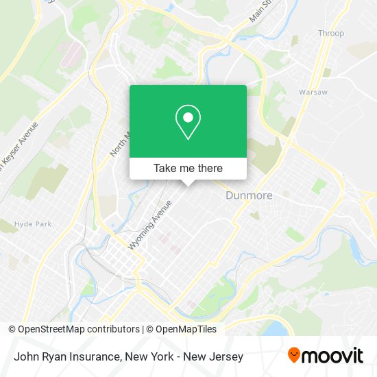 John Ryan Insurance map