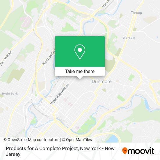 Products for A Complete Project map