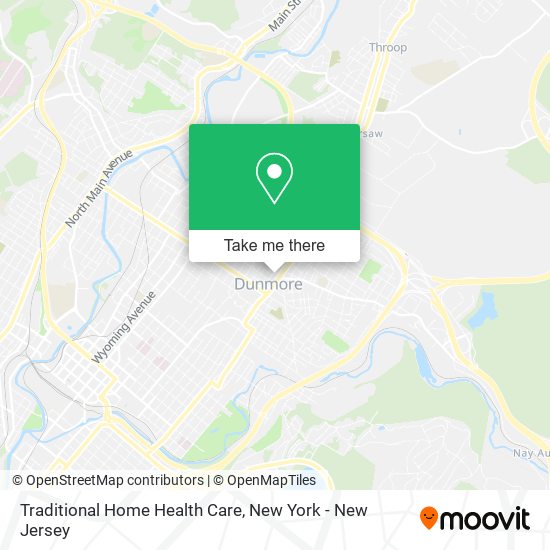 Traditional Home Health Care map