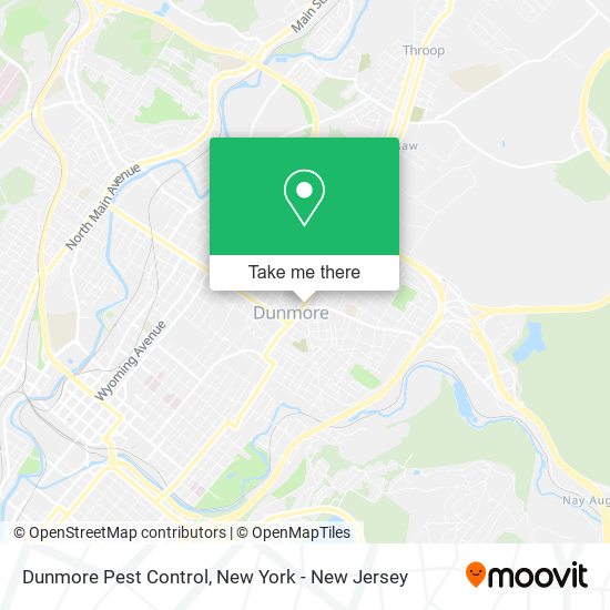 Dunmore Pest Control map