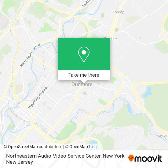 Northeastern Audio-Video Service Center map