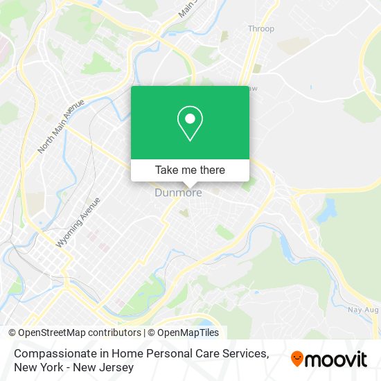 Compassionate in Home Personal Care Services map