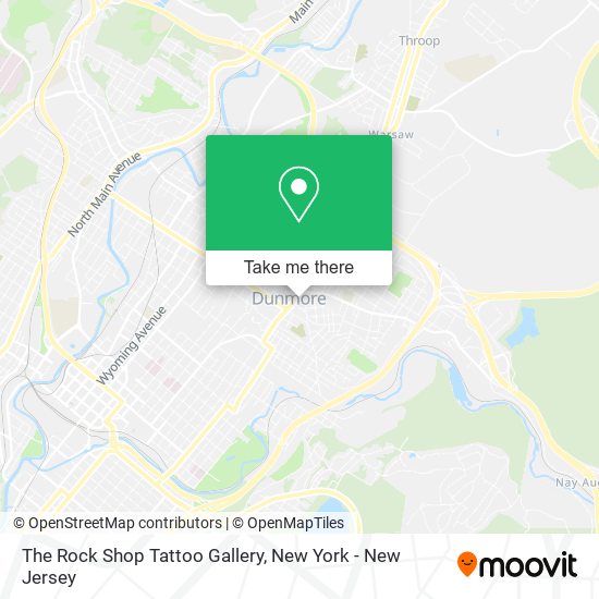 The Rock Shop Tattoo Gallery map