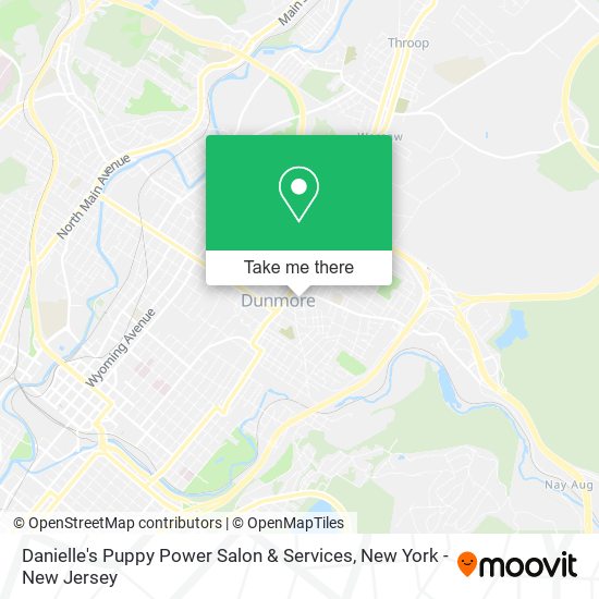 Danielle's Puppy Power Salon & Services map