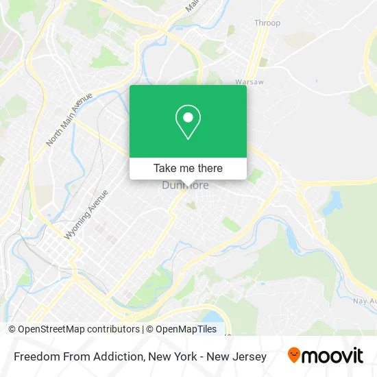 Freedom From Addiction map